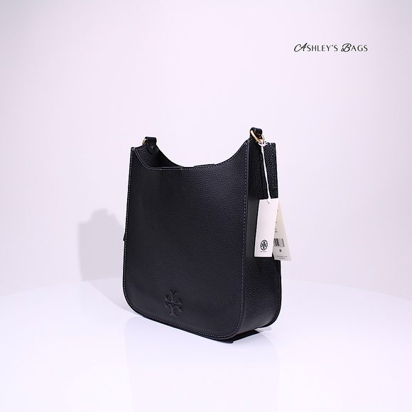 Tory Burch Thea Large Shoulder Bag In Black - Picture 4 of 13